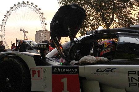 Mark Webber - Porsche 919 Hybrid - Showrun - London 2016