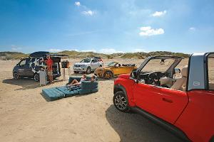 Strandautos, Strand, Impression