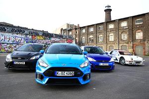 Der neue Ford Focus RS und seine Ahnen