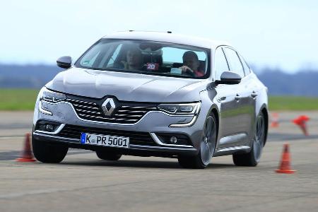 Renault Talisman dCi 160, Frontansicht, Slalom