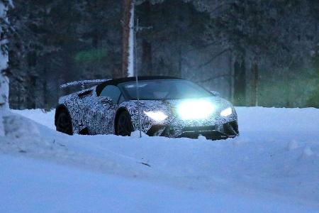Erlkönig Lamborghini Huracan Spyder Performante