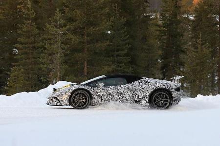 Erlkönig Lamborghini Huracan Spyder Performante