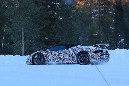 Erlkönig Lamborghini Huracan Spyder Performante