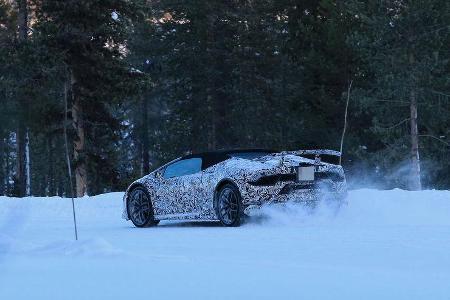 Erlkönig Lamborghini Huracan Spyder Performante