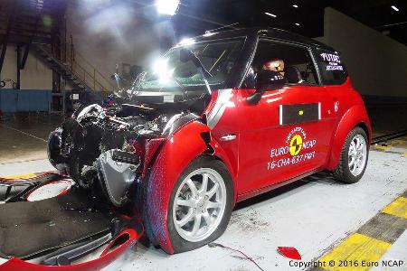 Quadricycles & Microcars im EuroNCAP Crashtest