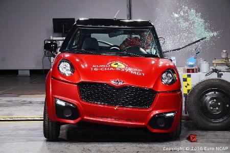 Quadricycles & Microcars im EuroNCAP Crashtest