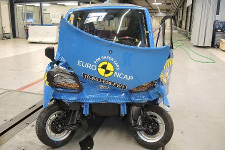 Quadricycles & Microcars im EuroNCAP Crashtest
