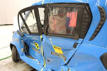 Quadricycles & Microcars im EuroNCAP Crashtest