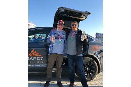 Die Sieger der i-Mobility Rallye 2018