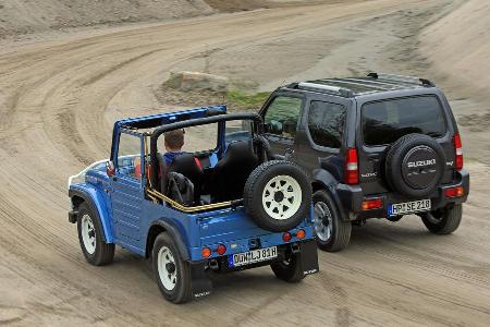 Suzuki Jimny, Suzuki LJ80, Heckansicht