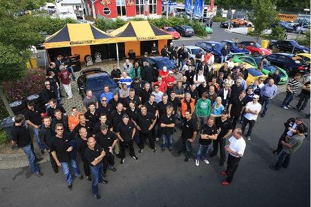 Bereits zum zweiten Mal in diesem Jahr versammelten sich Profi-Rennfahrer und Amateure in der Eifel.