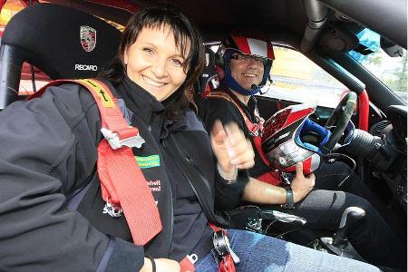 ... der Porsche von Gesamtkoordinatior und Sachsenring-Chef Ruben Zeltner.