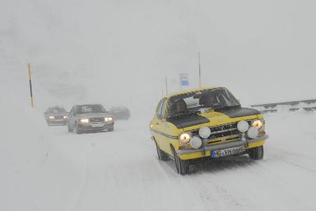 KISS-Ausfahrt, Schneelandschaft, Impression