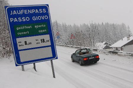 KISS-Ausfahrt, Jaufenpass, BMW 318i