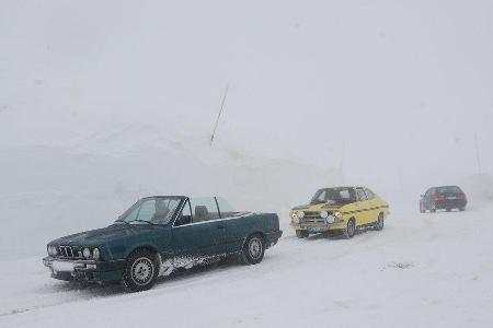 KISS-Ausfahrt, Schneelandschaft, Impression