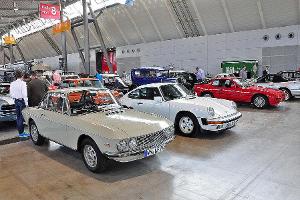 Klassikerangebot der Oldtimermesse in Stuttgart