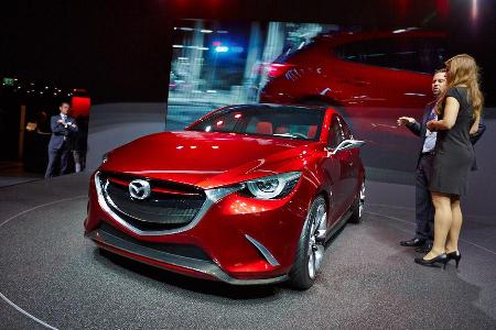Mazda 2 Hazumi, Messe, Genf, 2014, Sitzprobe, Jochen Knecht