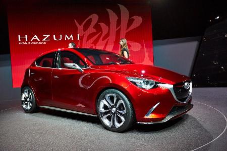 Mazda 2 Hazumi, Messe, Genf, 2014, Sitzprobe, Jochen Knecht