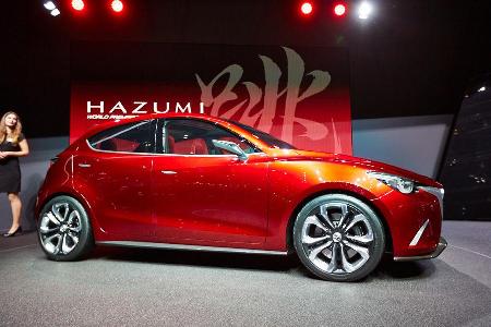 Mazda 2 Hazumi, Messe, Genf, 2014, Sitzprobe, Jochen Knecht