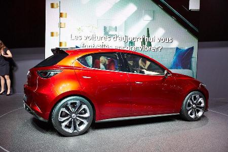 Mazda 2 Hazumi, Messe, Genf, 2014, Sitzprobe, Jochen Knecht