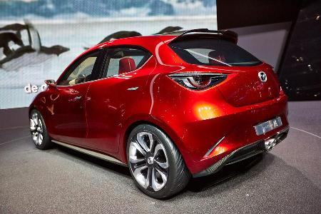 Mazda 2 Hazumi, Messe, Genf, 2014, Sitzprobe, Jochen Knecht