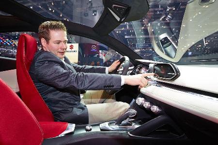 Mazda 2 Hazumi, Messe, Genf, 2014, Sitzprobe, Jochen Knecht