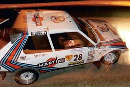 Gleich fünf originale Gruppe B-Lancia Delta S4 starteten bei der Rallylegend.