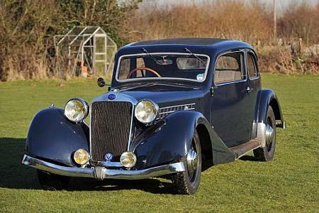 Lot 105: 1936er Delage D6-60 Sports Saloon, erzielter Preis 19.550 Euro.