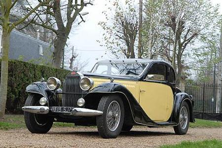 Lot 110: 1934er Bugatti Type 57 Ventoux Coach, erzielter Preis 166.750 Euro.