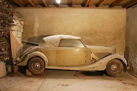 Lot 141: 1934er Panhard & Levassor Type X73 cabriolet, erzielter Preis 37.950 Euro.