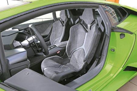 Lamborghini Huracán LP 610-4, Fahrersitz