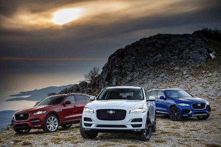 Jaguar F-Pace 20d AWD R-Sport, Jaguar F-Pace 30d AWD, Jaguar F-Pace S AWD V6 Kompressor