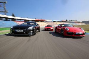 Audi R8 vs. Nissan GT-R vs. Porsche 911 Turbo S