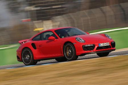 Porsche 911 Turbo S, Seitenansicht