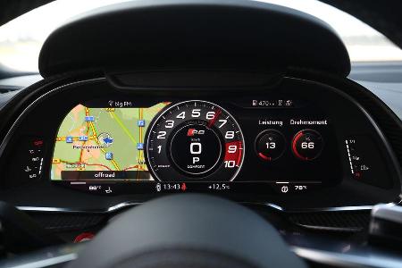 Audi R8 5.2 FSI Quattro Plus, Rundinstrumente