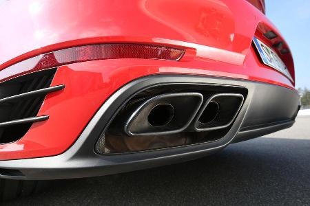 Porsche 911 Turbo S, Endrohre
