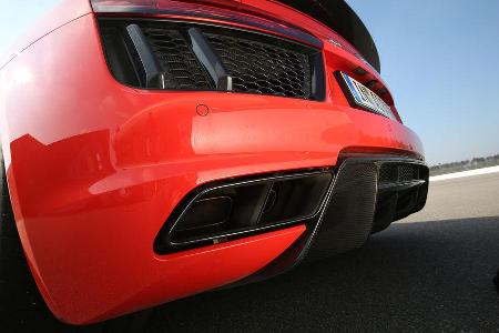 Audi R8 5.2 FSI Quattro Plus, Endrohre