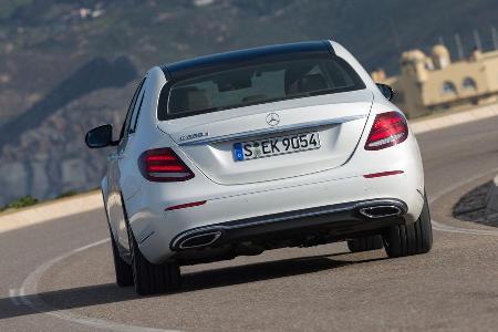 Mercedes E 220 d, Heckansicht