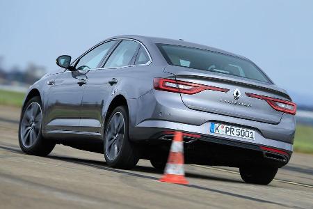 Renault Talisman dCi 160, Heckansicht, Slalom