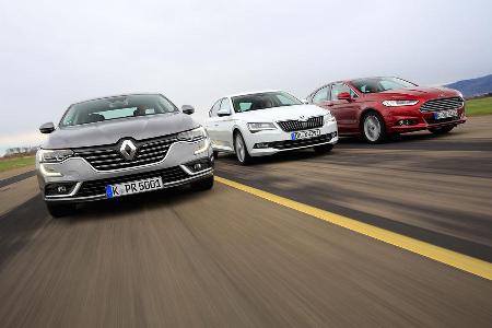 Ford Mondeo 2.0 TDCi, Renault Talisman dCi 160, Skoda Superb 2.0 TDI