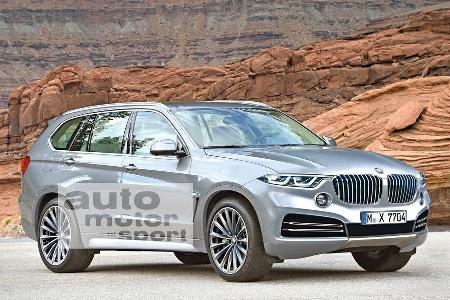 BMW X7, Seitenansicht BMW X7, Seitenansicht