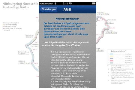 ... AGBs lesen, die bei jeder App obligatorisch sind.