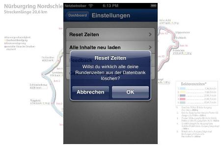 Will man seine Nordschleifen-Karriere neu beginnen, löscht man einfach die bisherigen Zeiten und macht es noch besser.