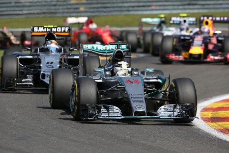 Formel 1 - GP Belgien 2015 - Startphase - Spa Francorchamps