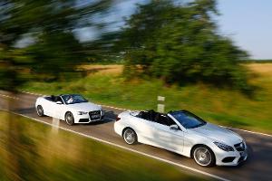 Audi RS5 gegen Mercedes E500 Cabrio
