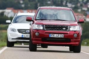 Land Rover Freelander und Volvo XC 60 im Vergleich