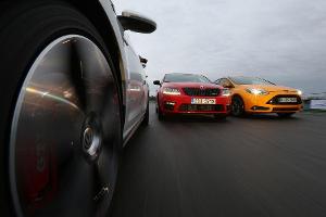Ford Focus ST, Skoda Octavia RS, VW Golf GTI