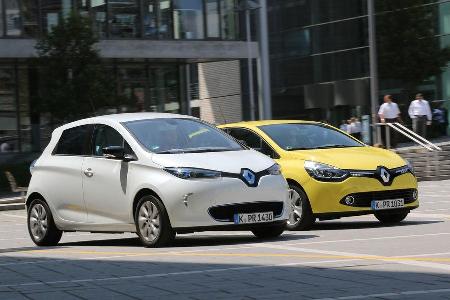 Renault Clio TCe 90, Renault Zoe, Frontansicht