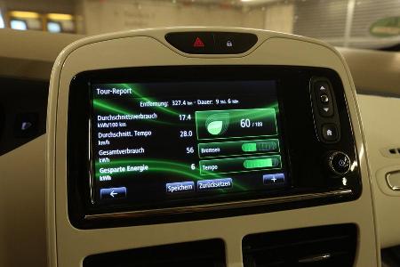 Renault Zoe, Bordcomputer, Infotainment