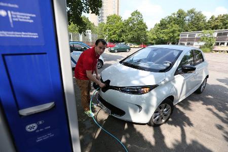 Renault Zoe, Strom, Tanken